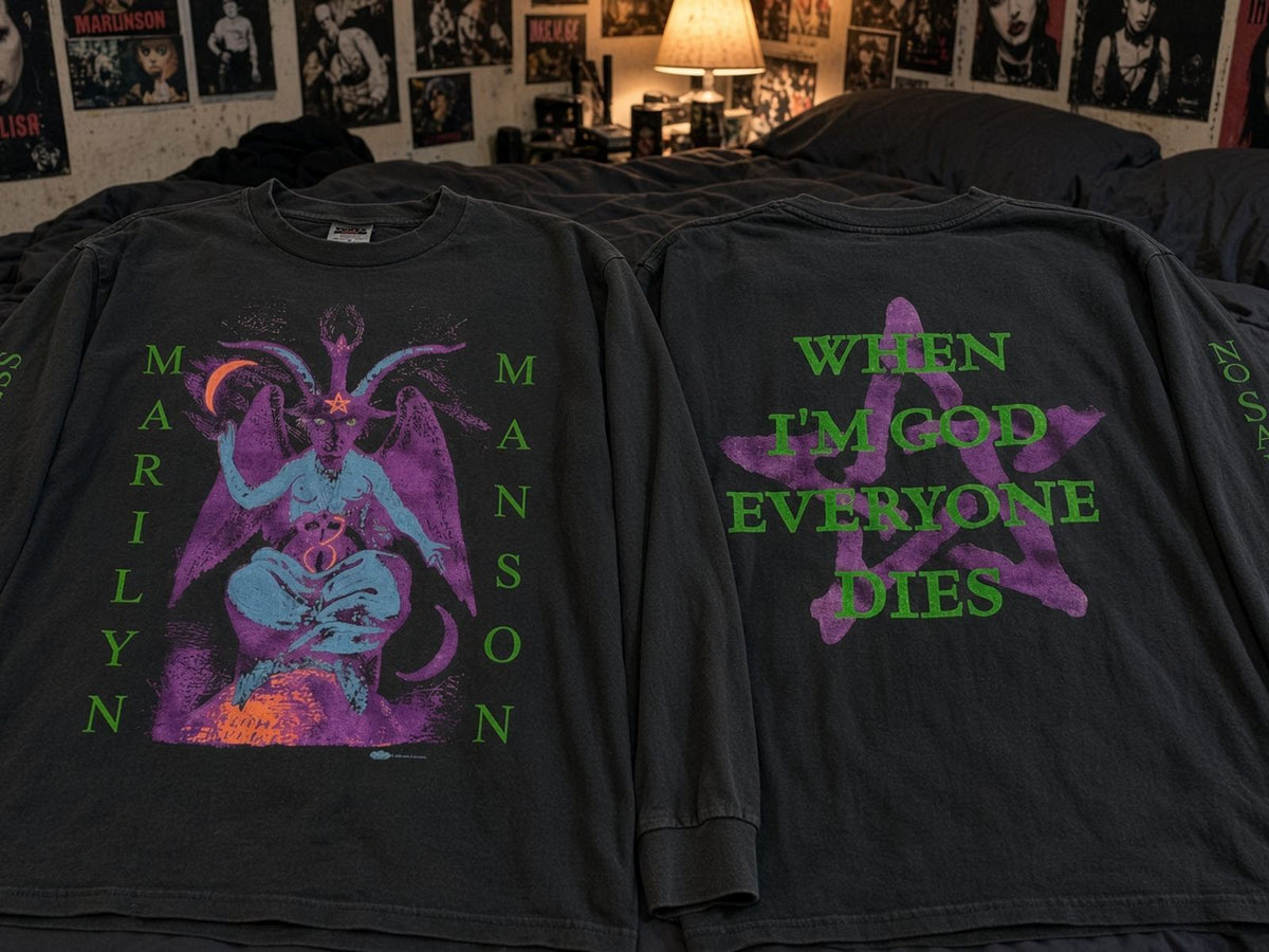 Marilyn Manson When I'm God Everyone Dies – Vintage Band T-Shirt