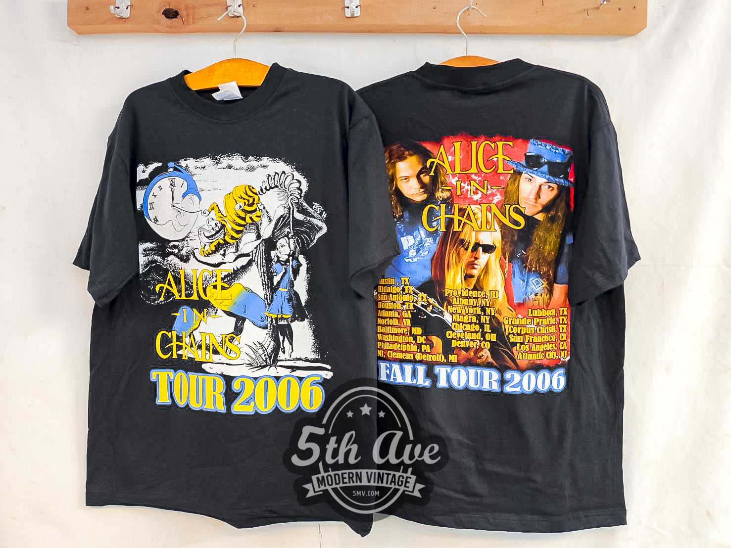 Alice in Chains Fall Tour 2006 - Vintage Reprint Band T-Shirt