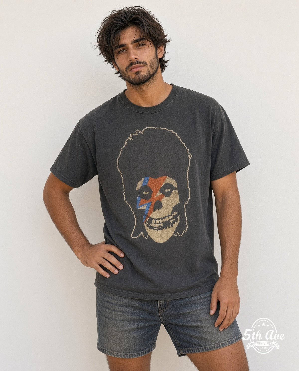 DAVID BOWIE 100% Cotton New Vintage Band T-Shirt model