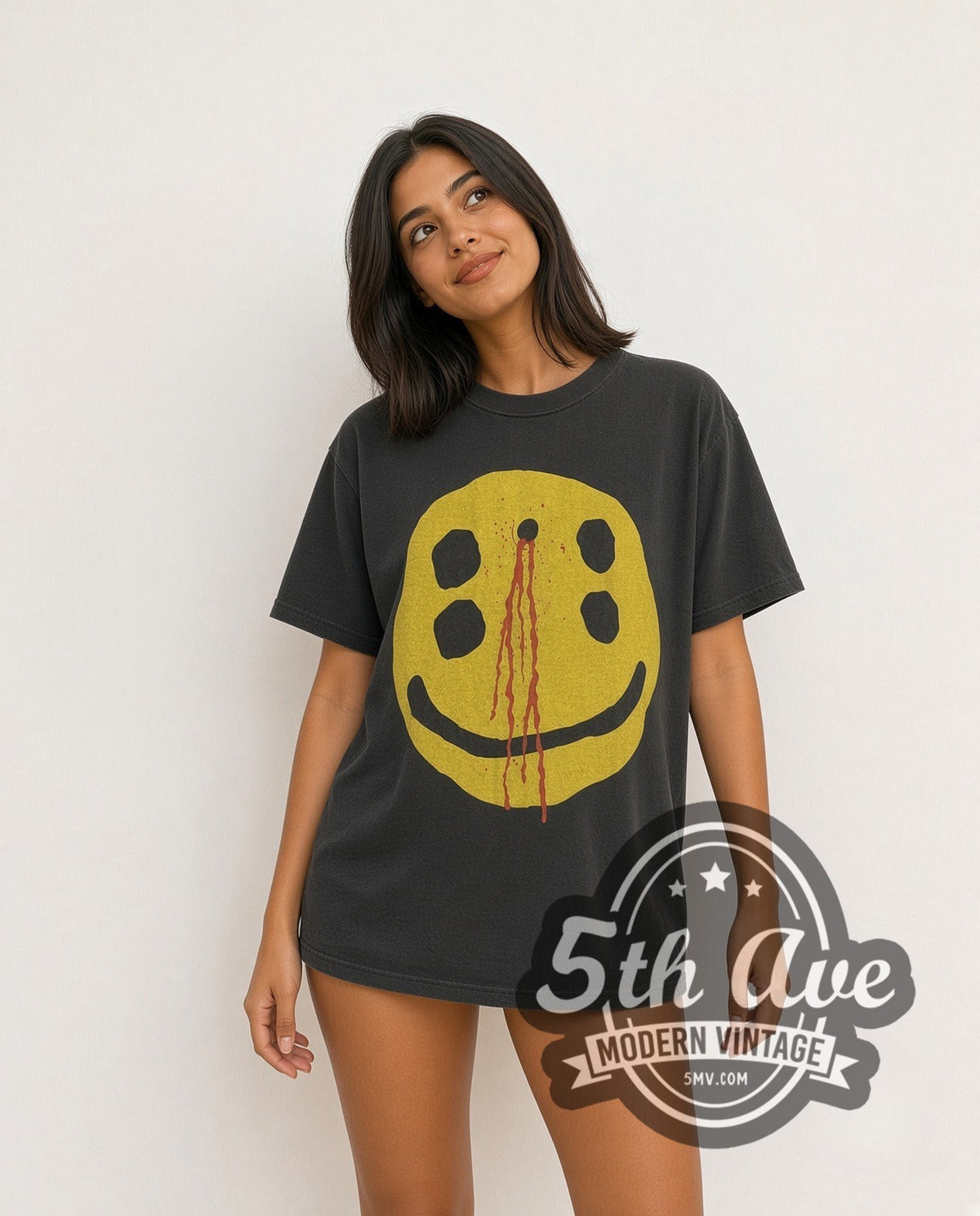 Model wearing the Immaculate Possession Chaotic Beasts vintage band t-shirt