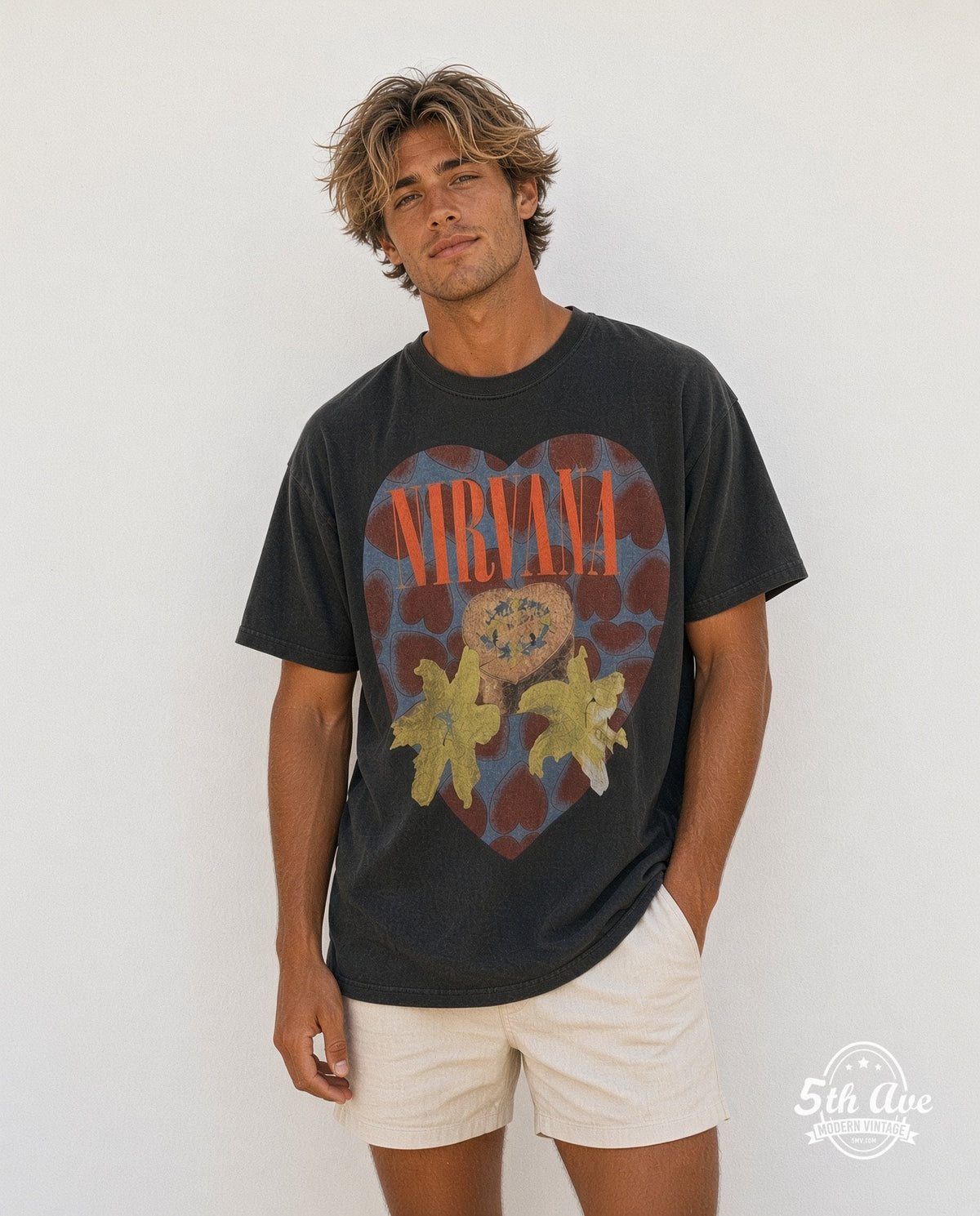 Nirvana “Heart Shaped Box” Tee model