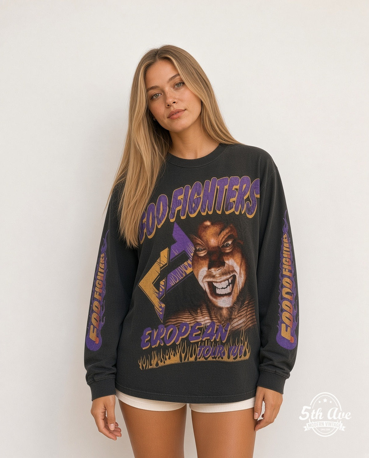 Foo Fighters Long Sleeve T-Shirt model