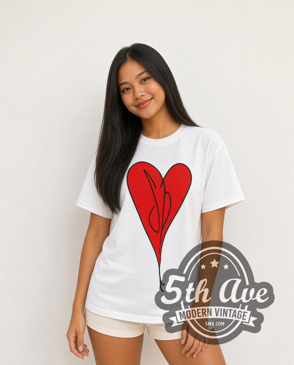 Model wearing The Smashing Pumpkins Siamese Dream vintage band t-shirt in white
