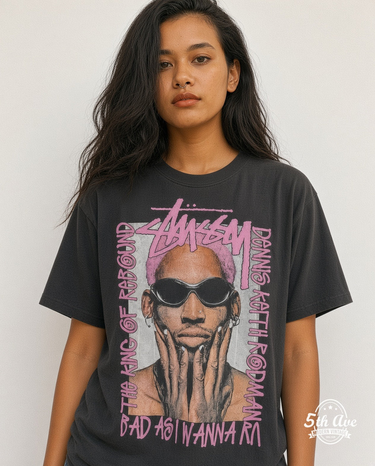 Dennis Rodman x Stüssy model
