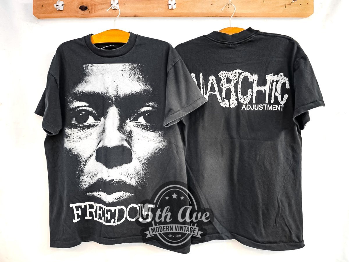 Anarchic Adjustment 'Freedom' - Vintage Reprint T-Shirt - Vintage Band Shirts
