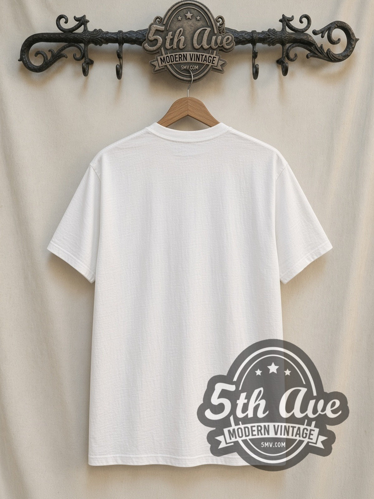Betty Boop Retro Style T Shirt Classic vintage cartoon t-shirt, back view on the 5MV rack
