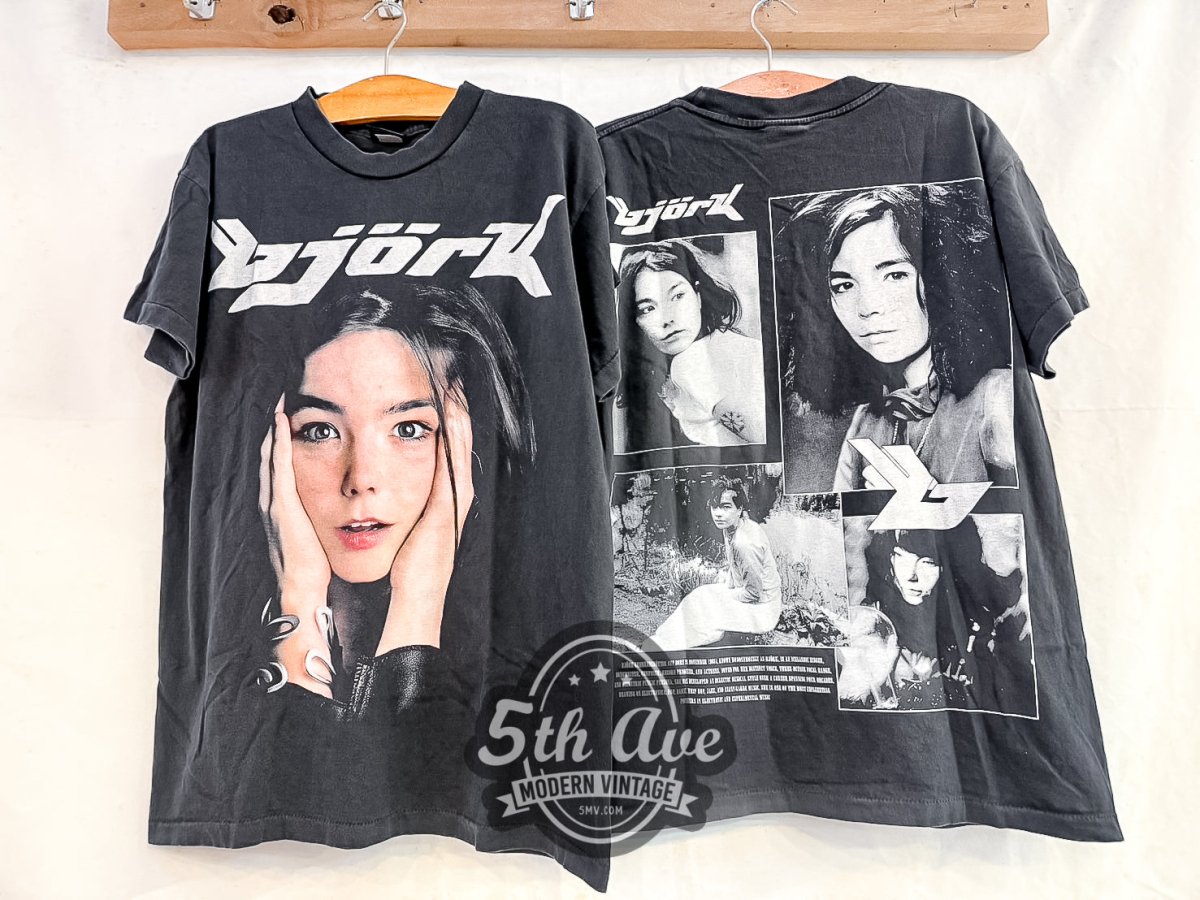 Björk Bjork - Vintage Reprint Band T-Shirt - Vintage Band Shirts