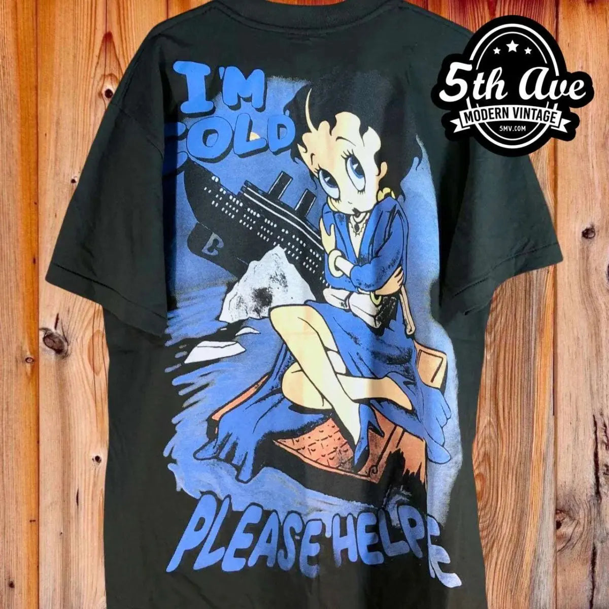 Classic Icons Collide: Betty Boop, Popeye & Titanic Single Stitch