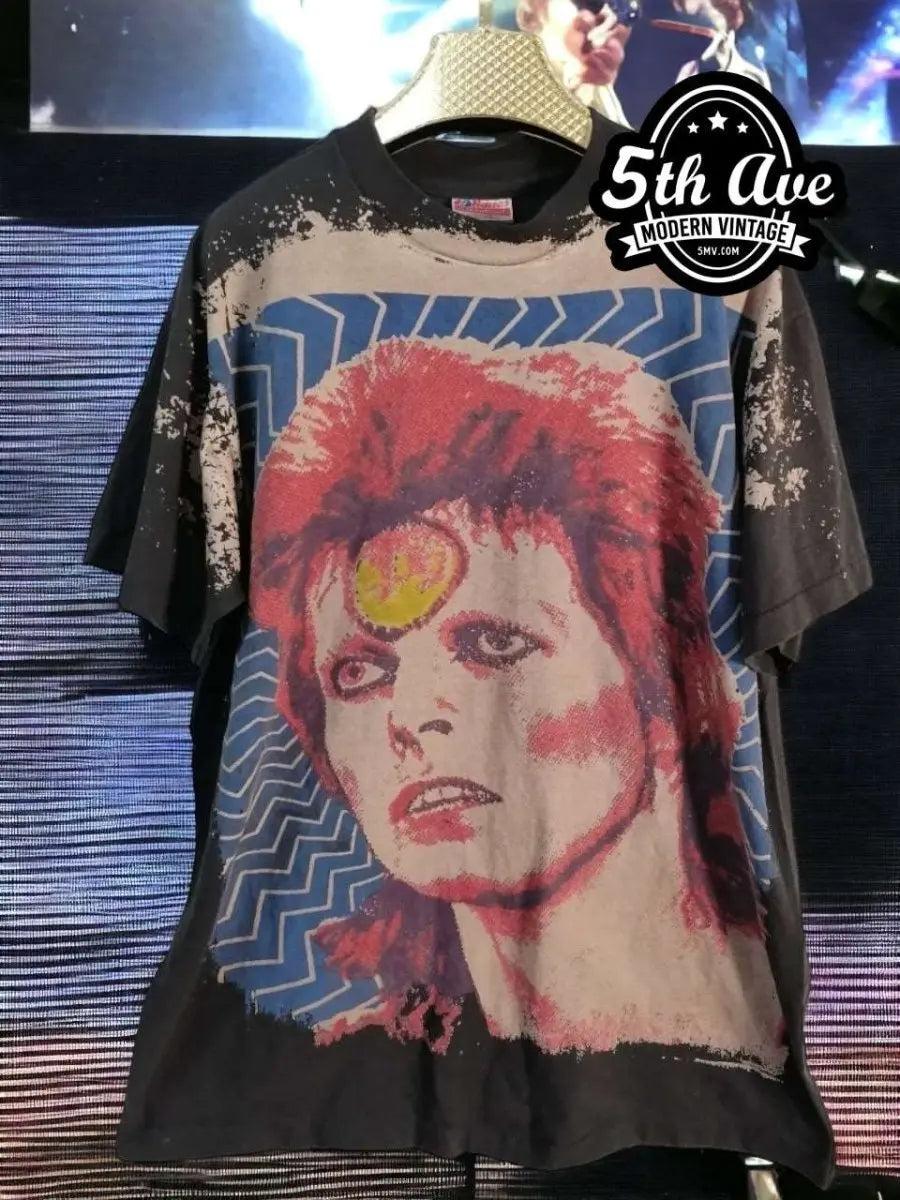 David Bowie Mosquitohead T Shirt - Vintage Band Shirts