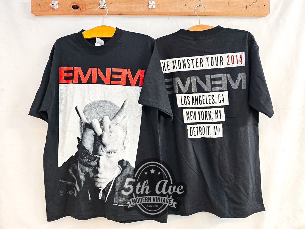Eminem The Monster Tour 2014 "EMINƎM" - Vintage Reprint Band T-Shirt - Vintage Band Shirts
