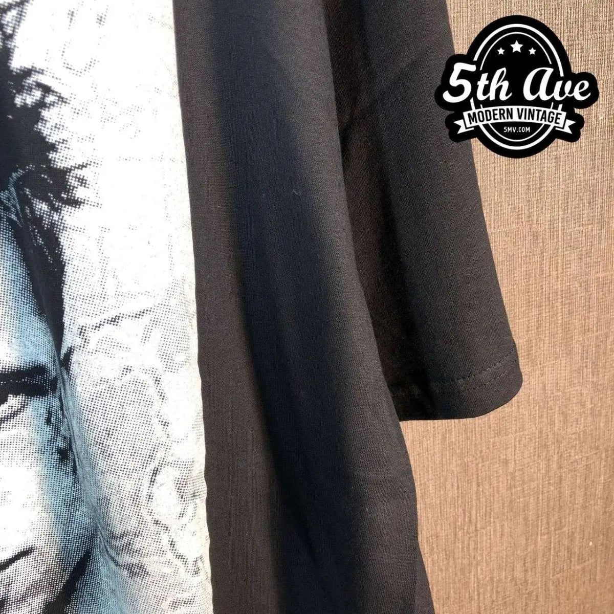 Model wearing Fight Club – The Narrator – Vintage Movie Tee vintage band tee