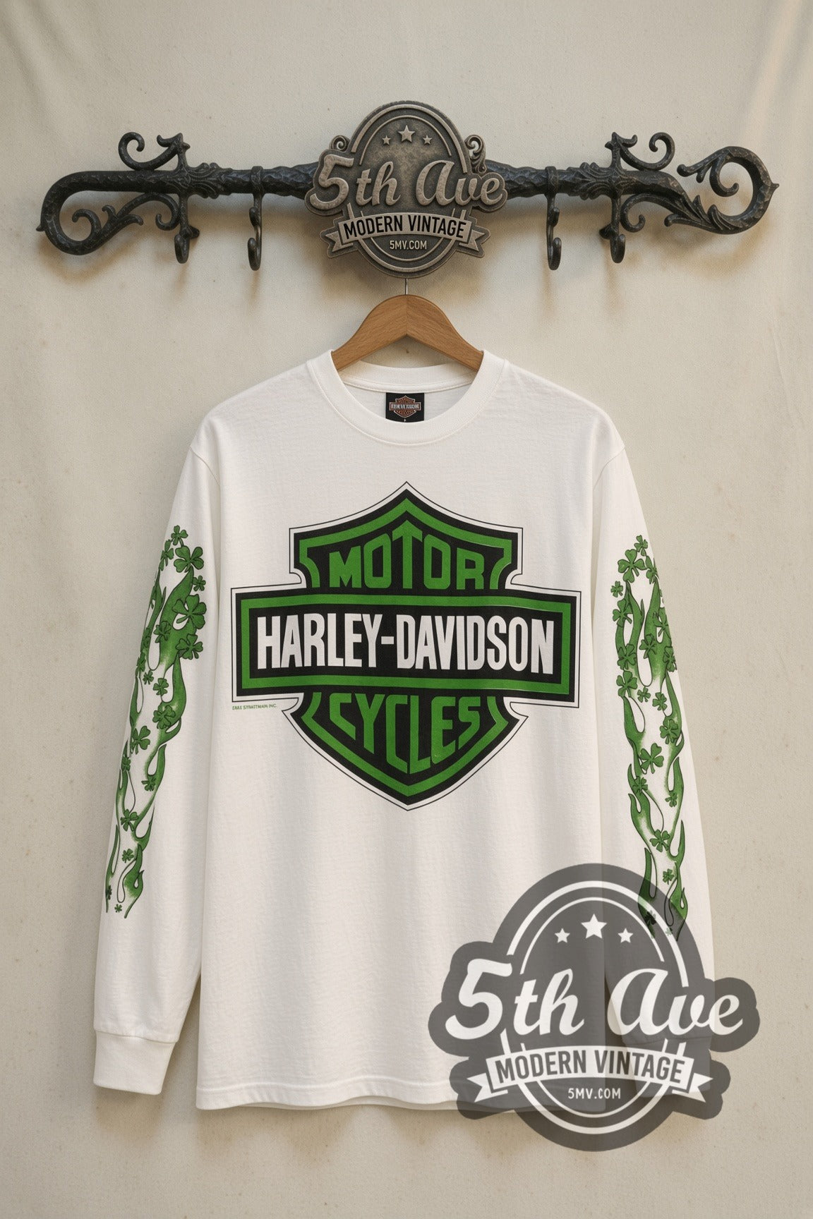Harley-Davidson Savannah St. Patrick's Day long sleeve front on the 5MV rack