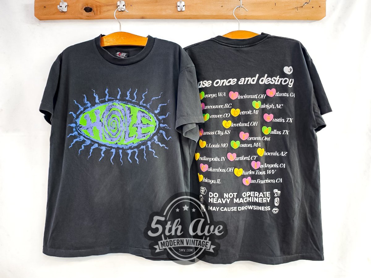 Hole 'Use Once And Destroy' - Vintage Reprint Band T-Shirt - Vintage Band Shirts