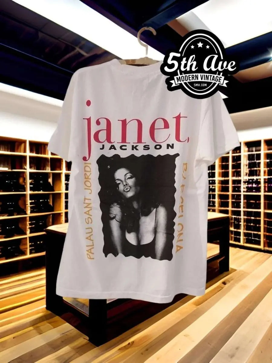 Iconic Janet Jackson: Palau Sant Jordi Barcelona t shirt - Vintage Band Shirts