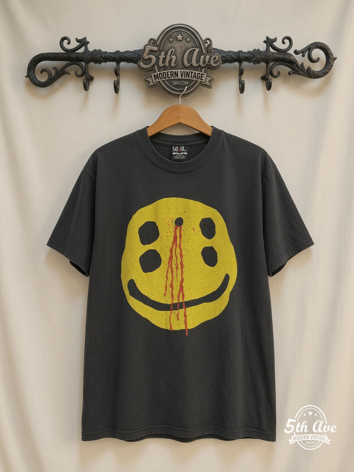 Immaculate Possession Chaotic Beasts Bleeding Smiley vintage band t-shirt on rack