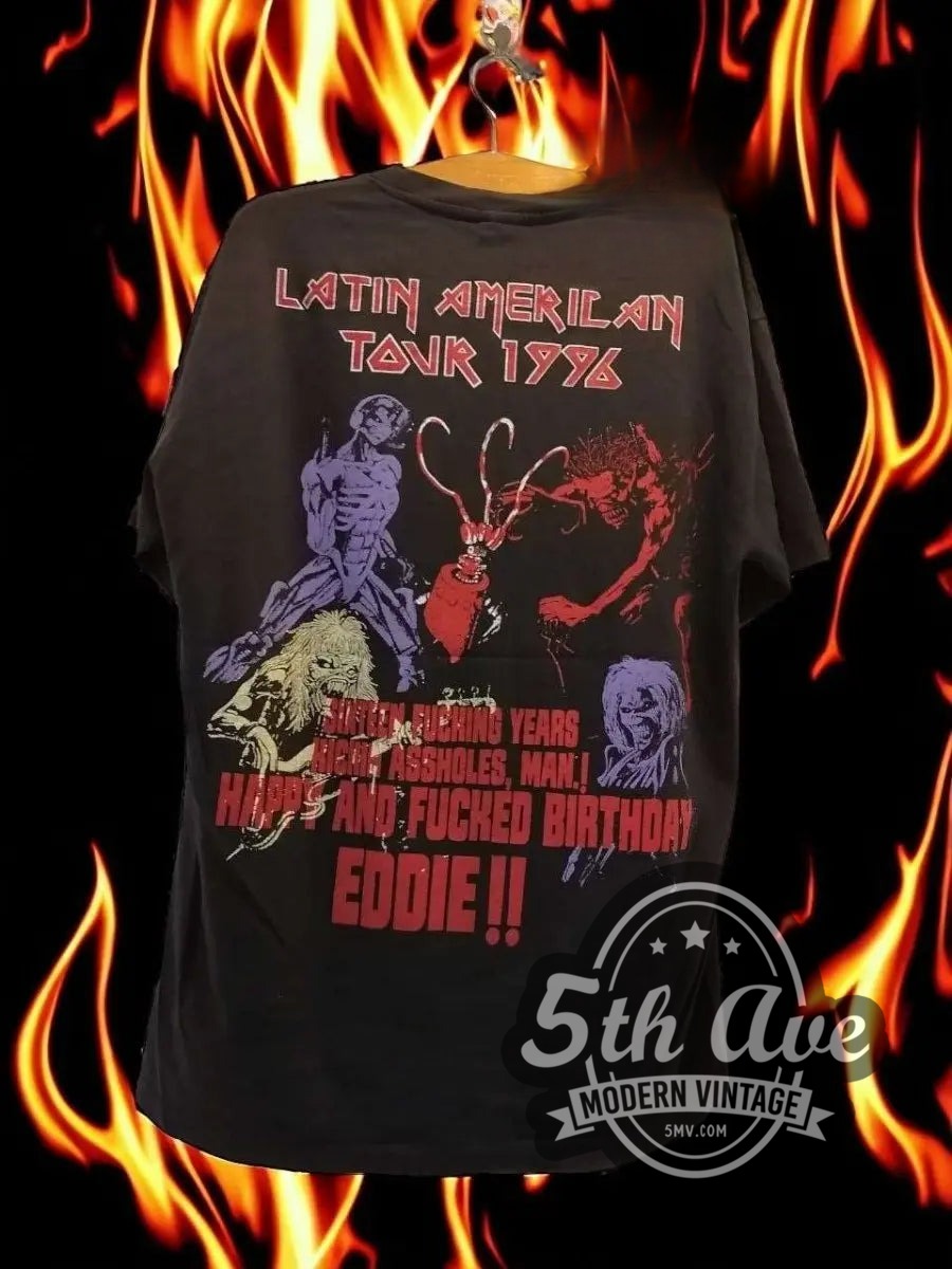 Iron Maiden – Latin America Tour 1996 vintage band t-shirt, additional product photo