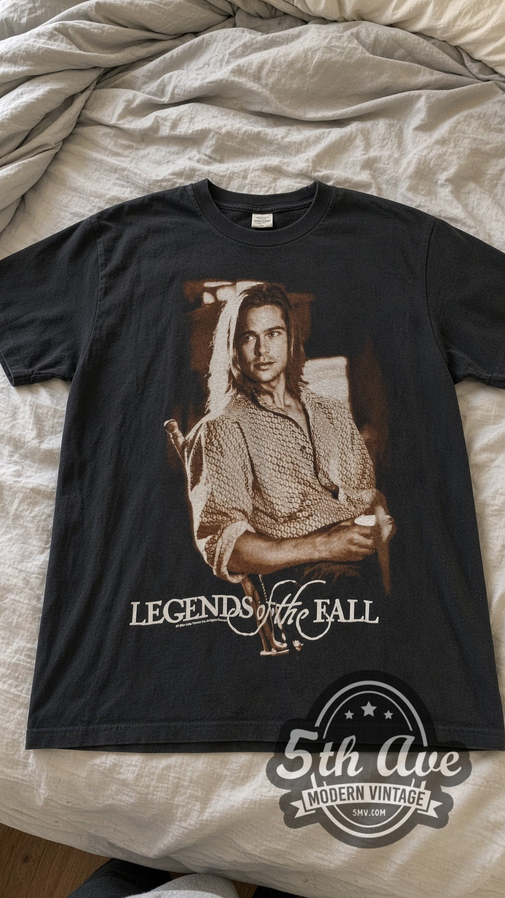 Legends of the Fall Tristan vintage graphic tee laid flat