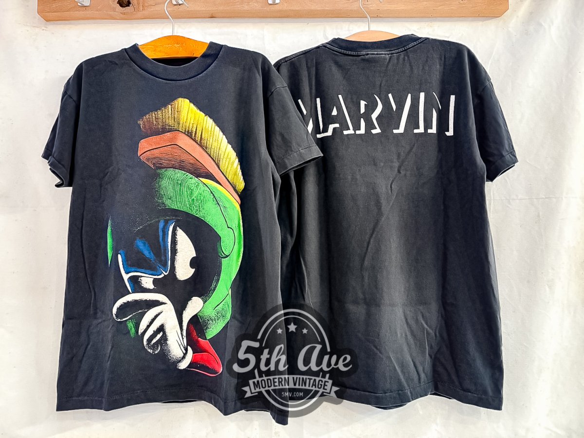 Looney Tunes Marvin the Martian - Vintage Reprint Animation T-Shirt - Vintage Band Shirts