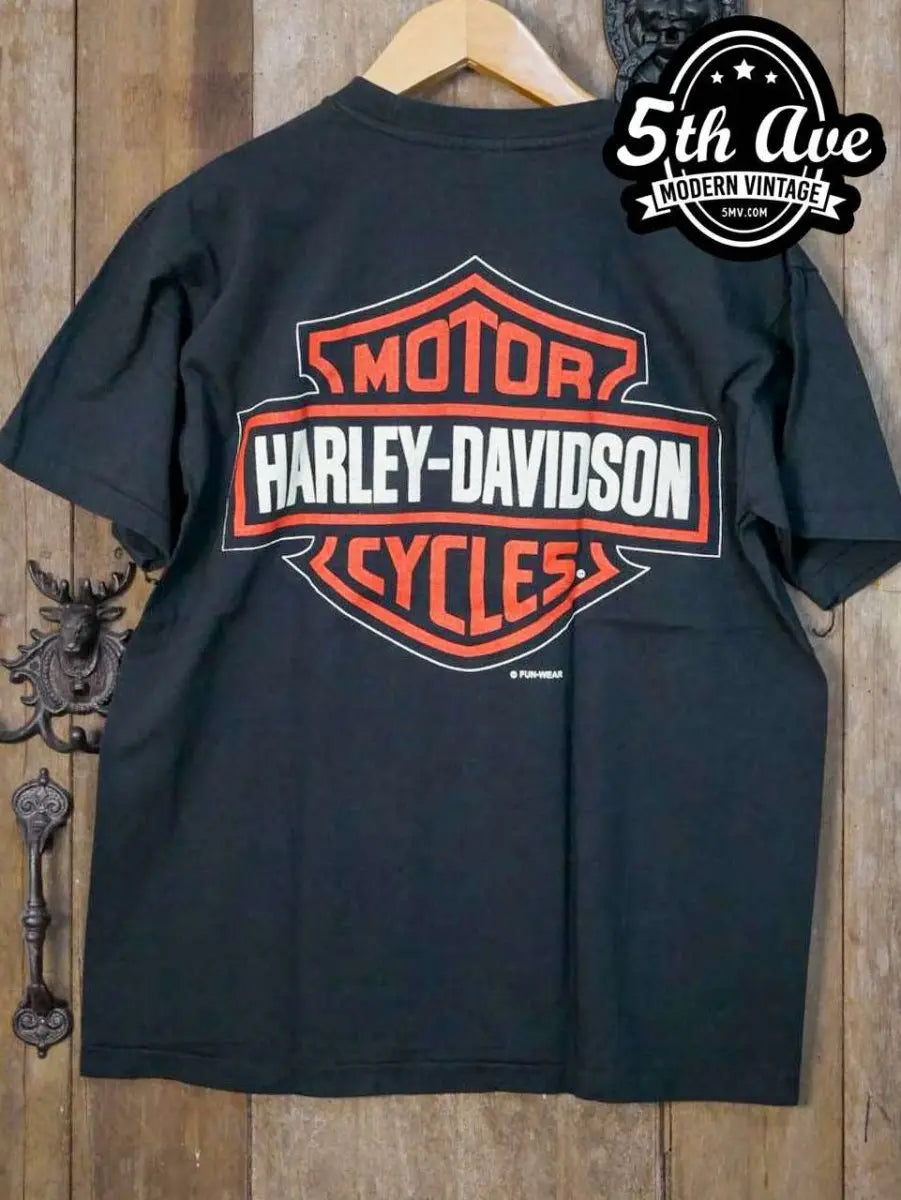 Looney Tunes Taz-Mania x Harley Davidson - New Vintage Animation T shirt - Vintage Band Shirts