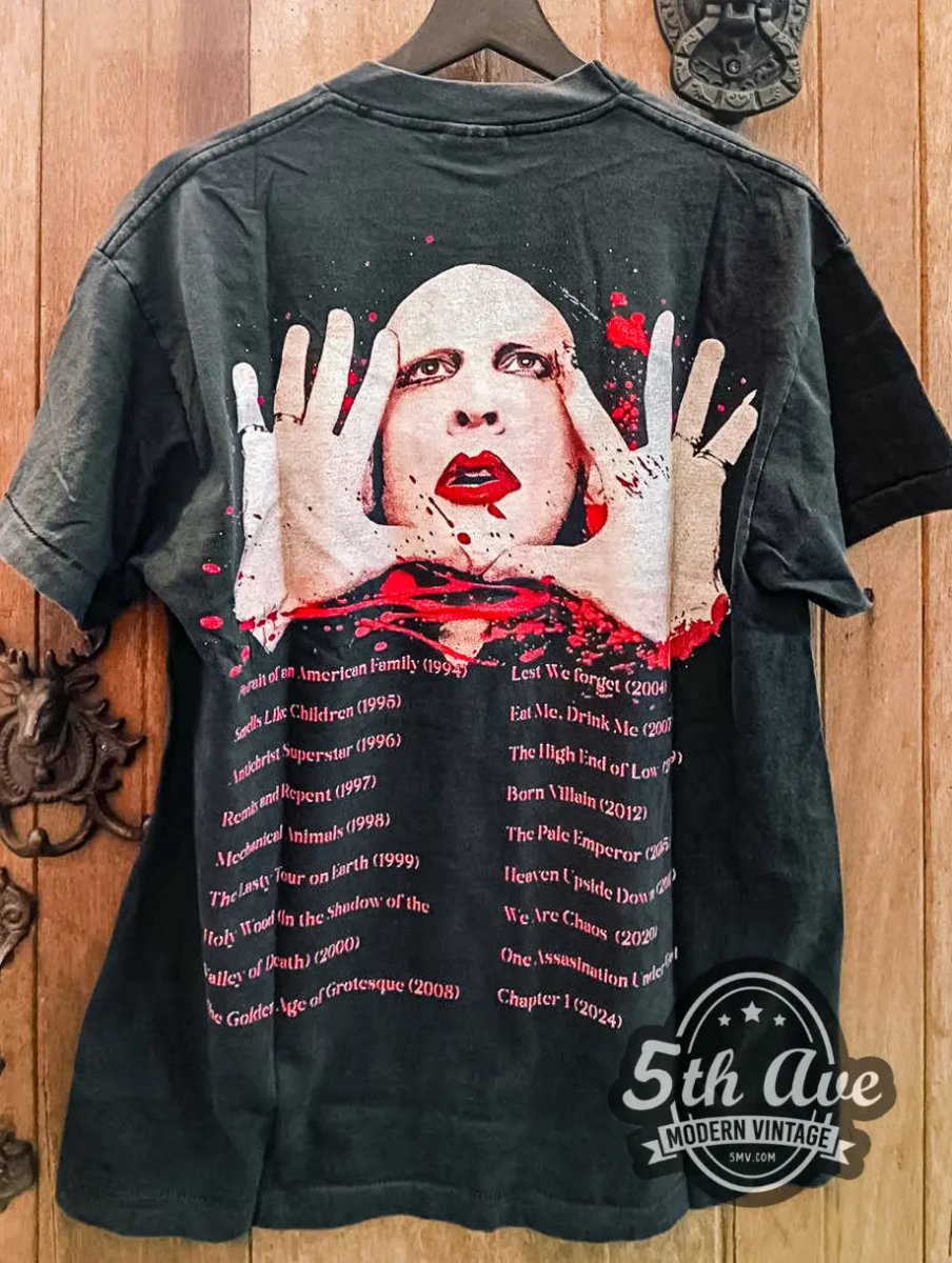 Marilyn Manson - New Vintage Band T shirt - Vintage Band Shirts