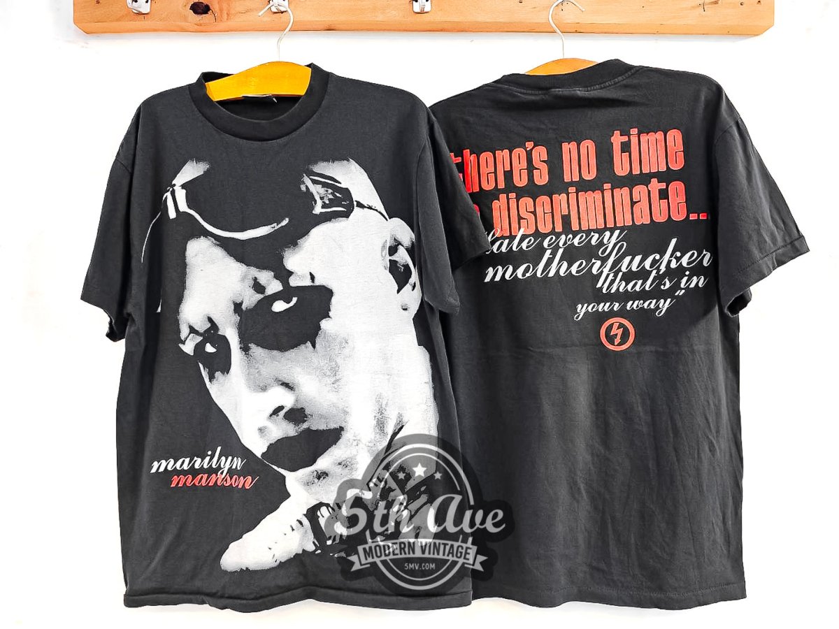 Marilyn Manson The Beautiful People - Vintage Reprint Band T-Shirt - Vintage Band Shirts