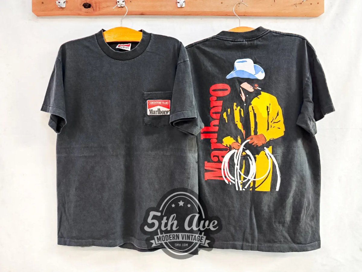Marlboro Cowboy - New Vintage T shirt - Vintage Band Shirts