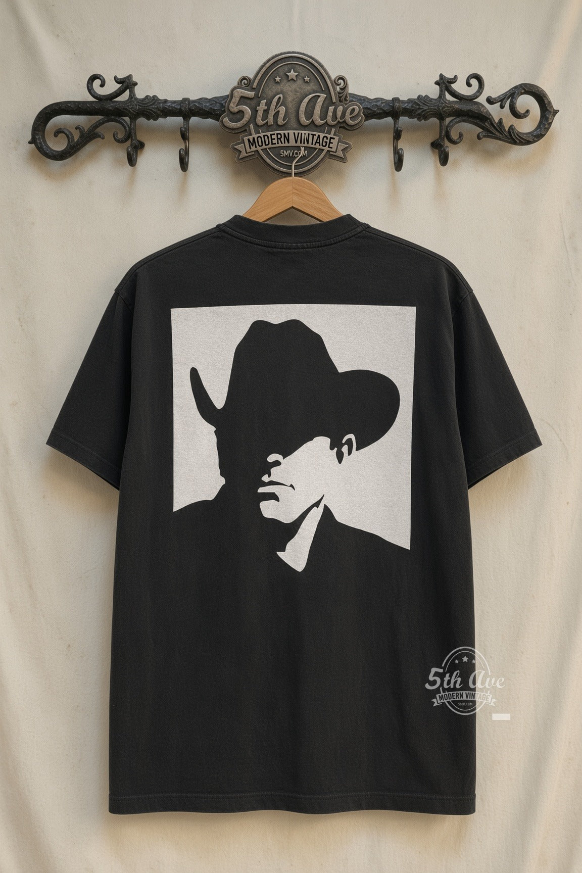 Marlboro Marlboro Man Cowboy Silhouette Pocket Tee vintage graphic tee back on cream 5th Ave rack