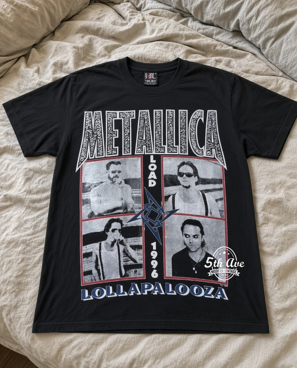 MB 001 Metallica Load Lollapalooza 1996 bed
