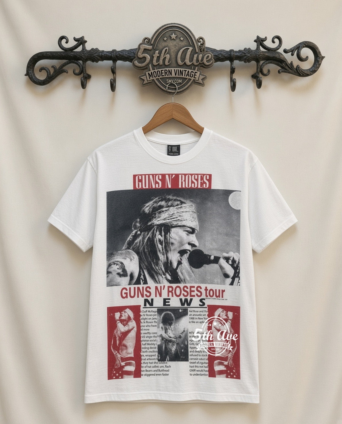 MB 004 Guns N Roses Tour NEWS rack front