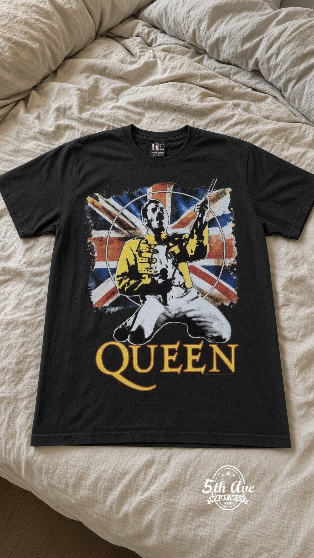 MB 014 Queen Freddie Union Jack bed