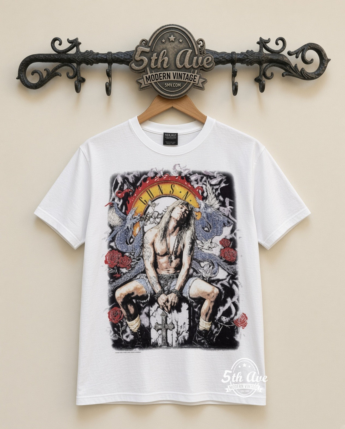 MB 019 Guns N Roses Axl and Dragon rack front