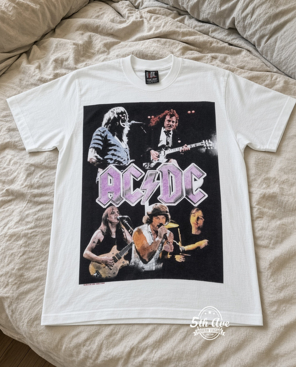 MB 021 AC/DC Purple Logo Band bed