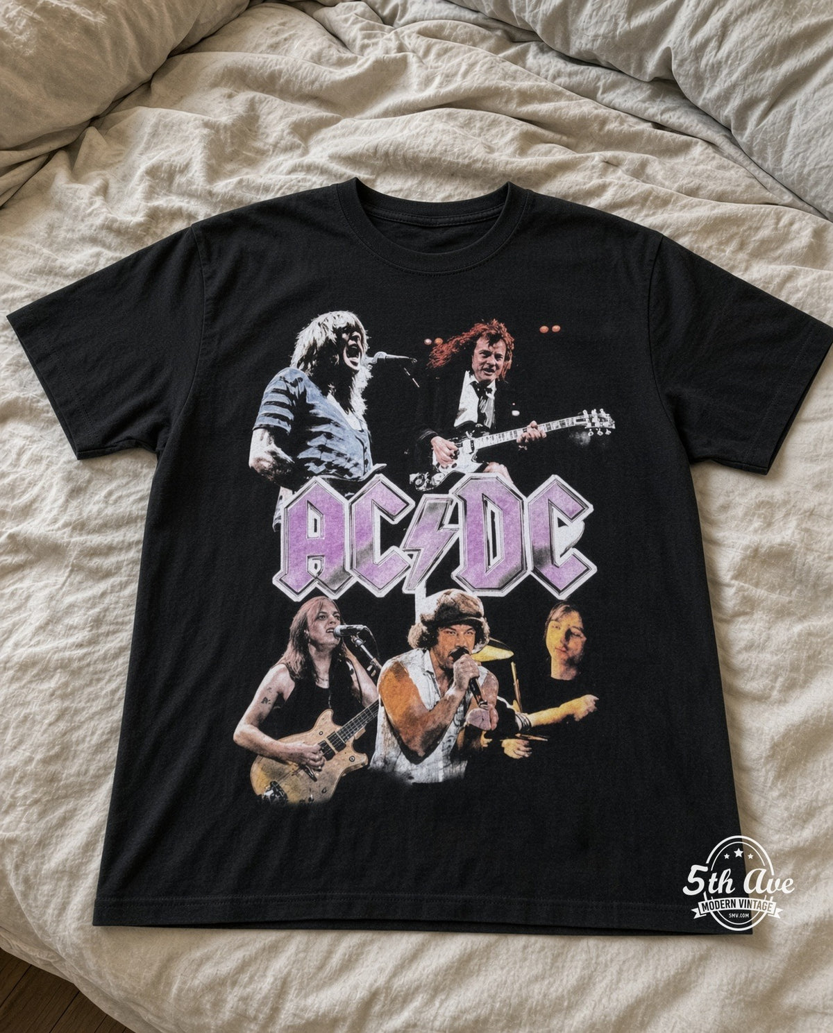 MB 021 AC/DC Purple Logo Band bed