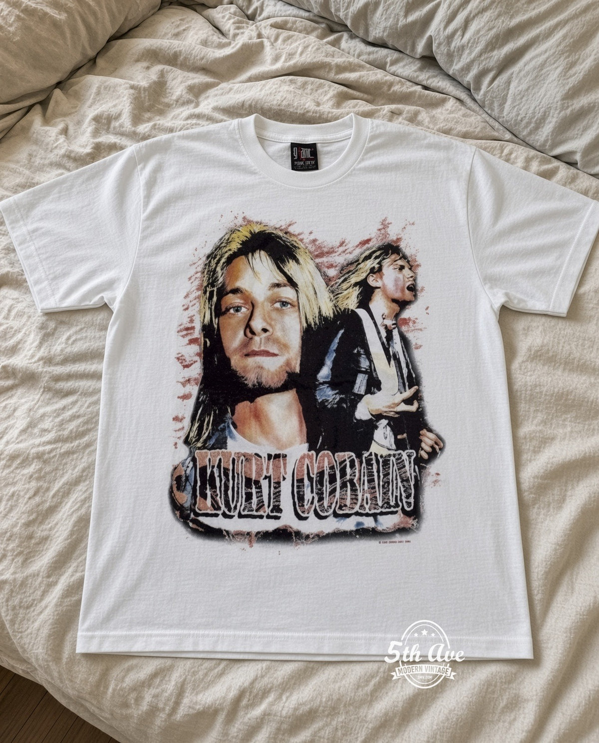 MB 029 Kurt Cobain With Band bed