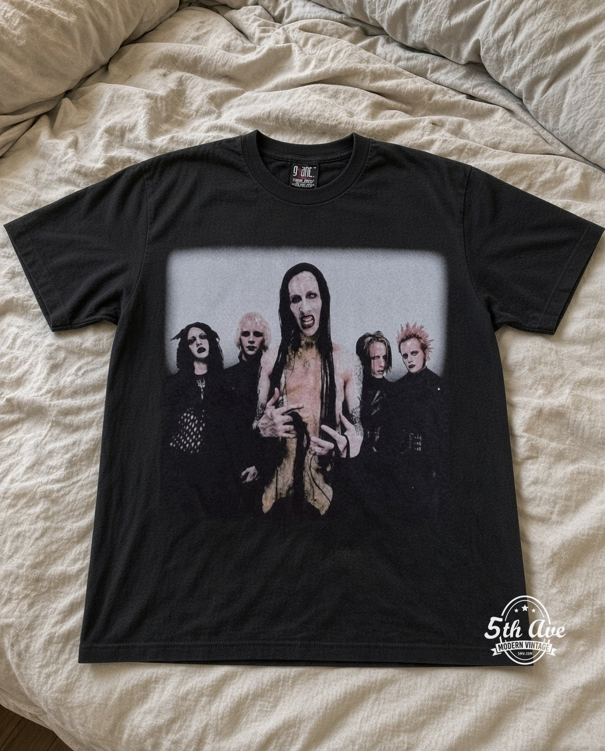 MB 032 Marilyn Manson Band Photo bed
