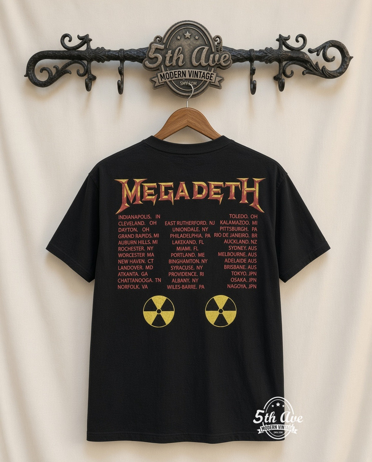 MB 068 Megadeth Rust in Peace rack back