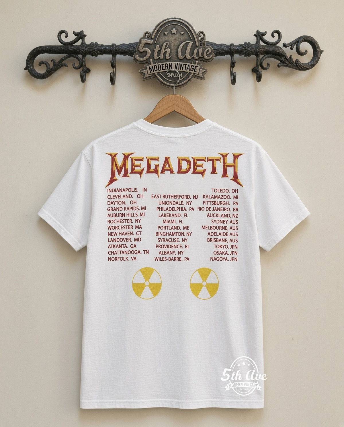 MB 069 Megadeth Rust in Peace rack back