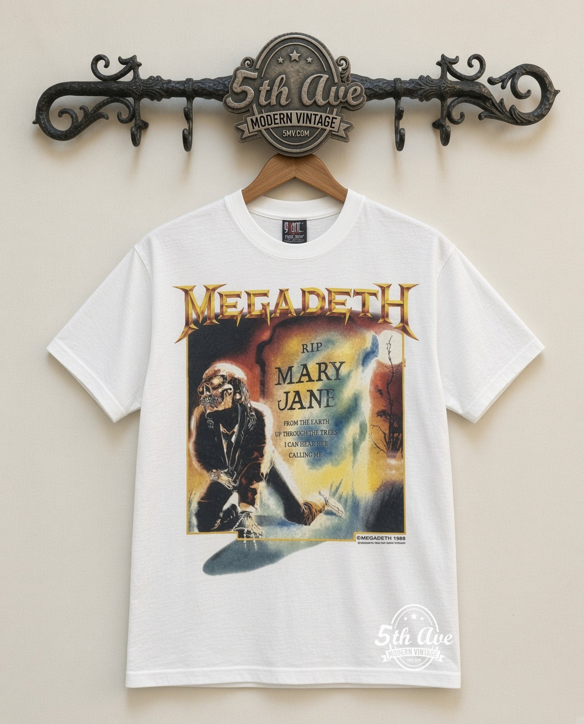 MB 101 Megadeth Mary Jane rack front
