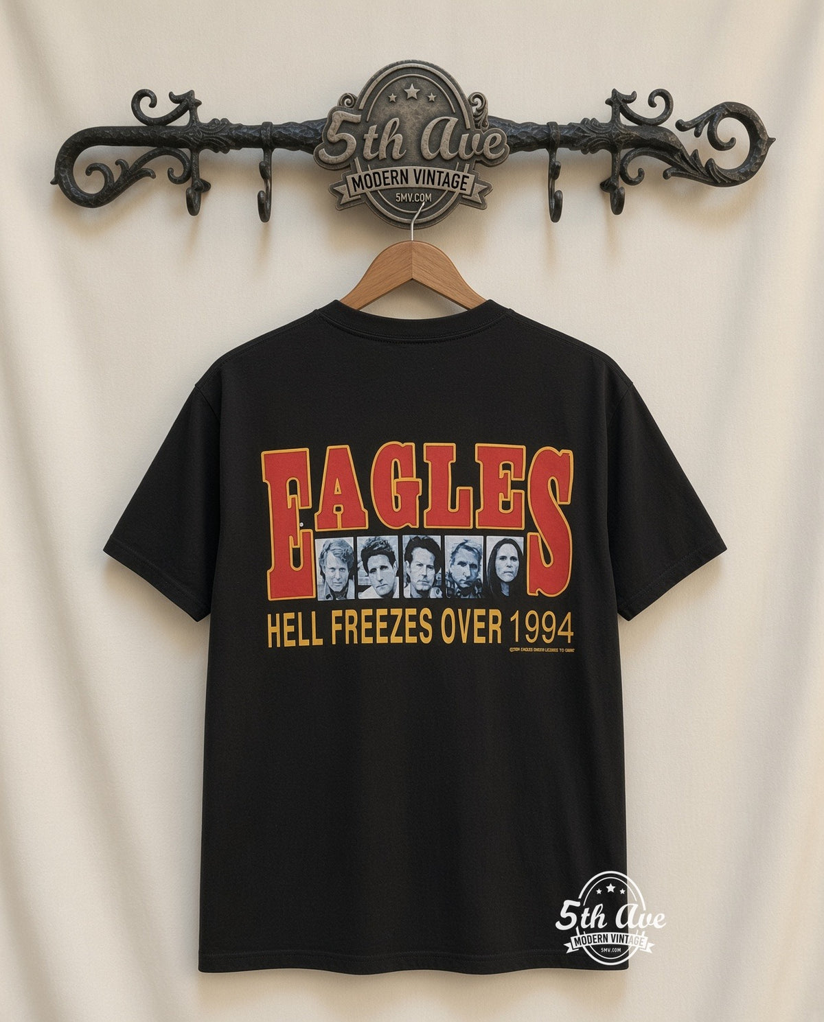 MB 153 Eagles Hotel Sign rack back