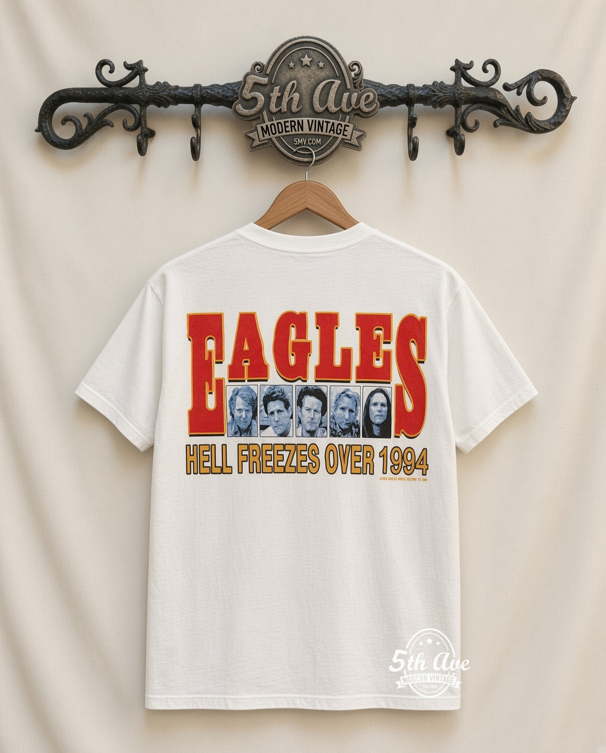 MB 154 Eagles Hotel Sign rack back