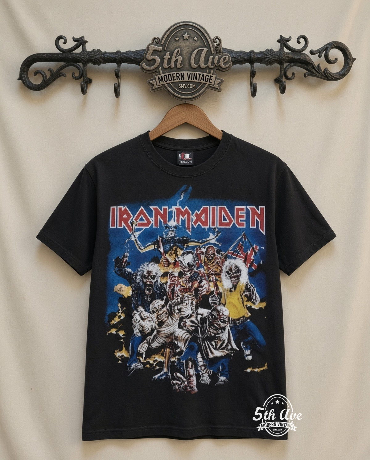 MB 171 Iron Maiden Character Collage rack front