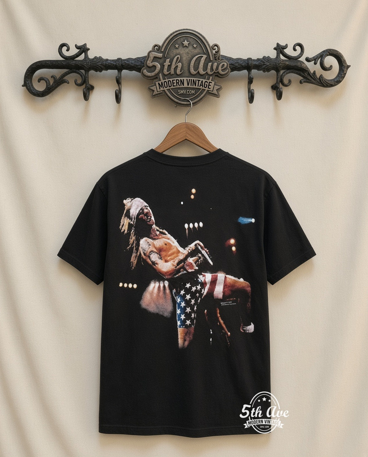 MB 175 Guns N Roses Axl Flag rack back