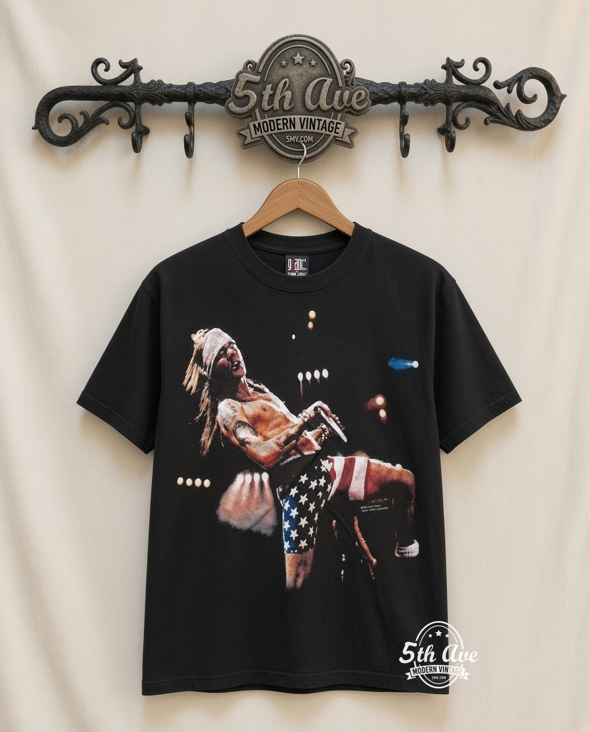 MB 175 Guns N Roses Axl Flag rack front