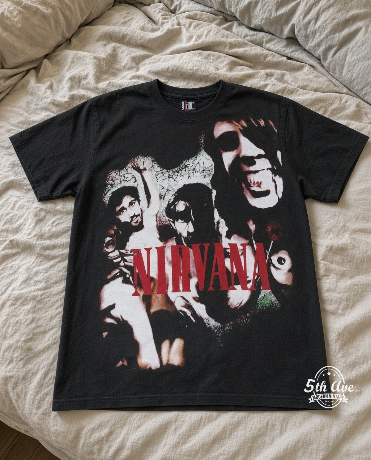 MB 180 Nirvana Red Logo Band bed