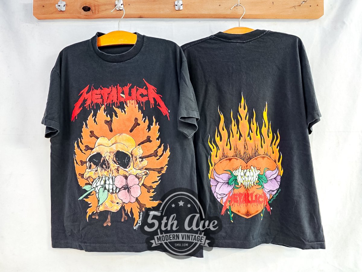 Metallica 'Pushead Artwork' - Vintage Reprint Band T-Shirt - Vintage Band Shirts