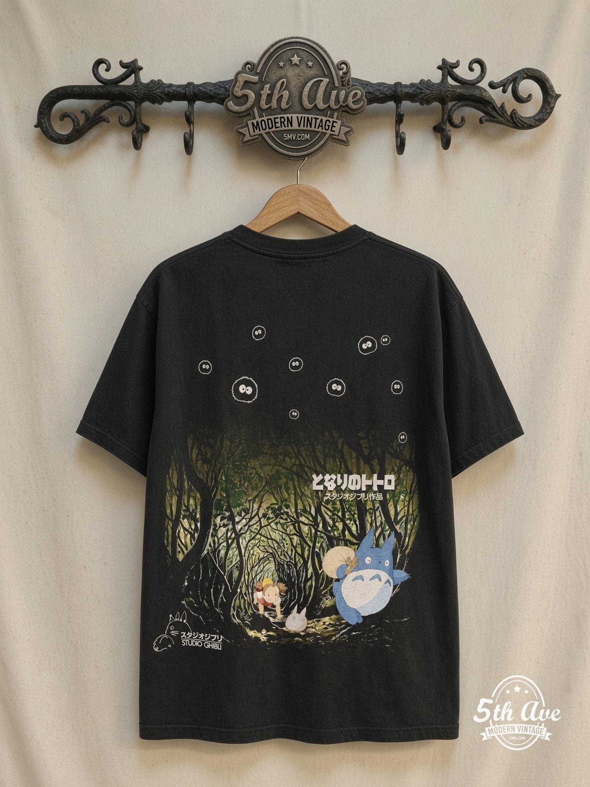 My Neighbor Totoro Bus Stop vintage t-shirt back on rack