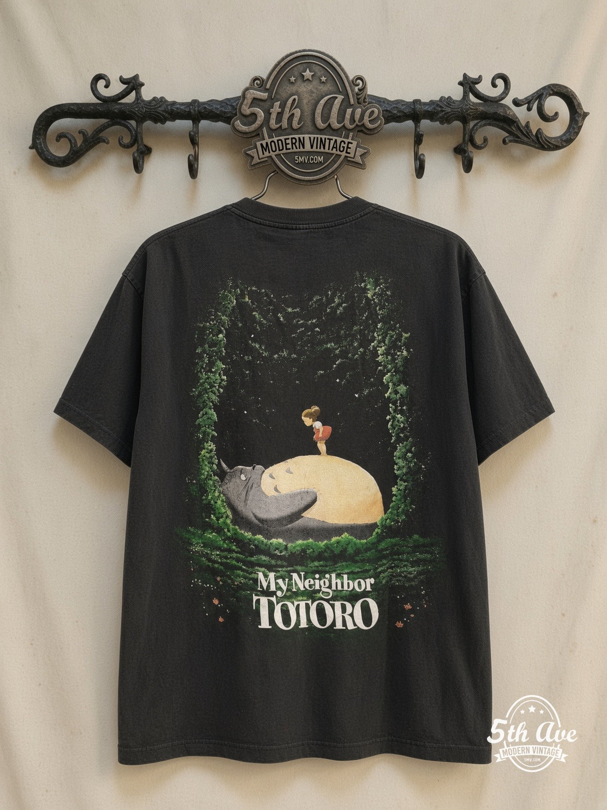 My Neighbor Totoro Tree Branch vintage t-shirt back on rack