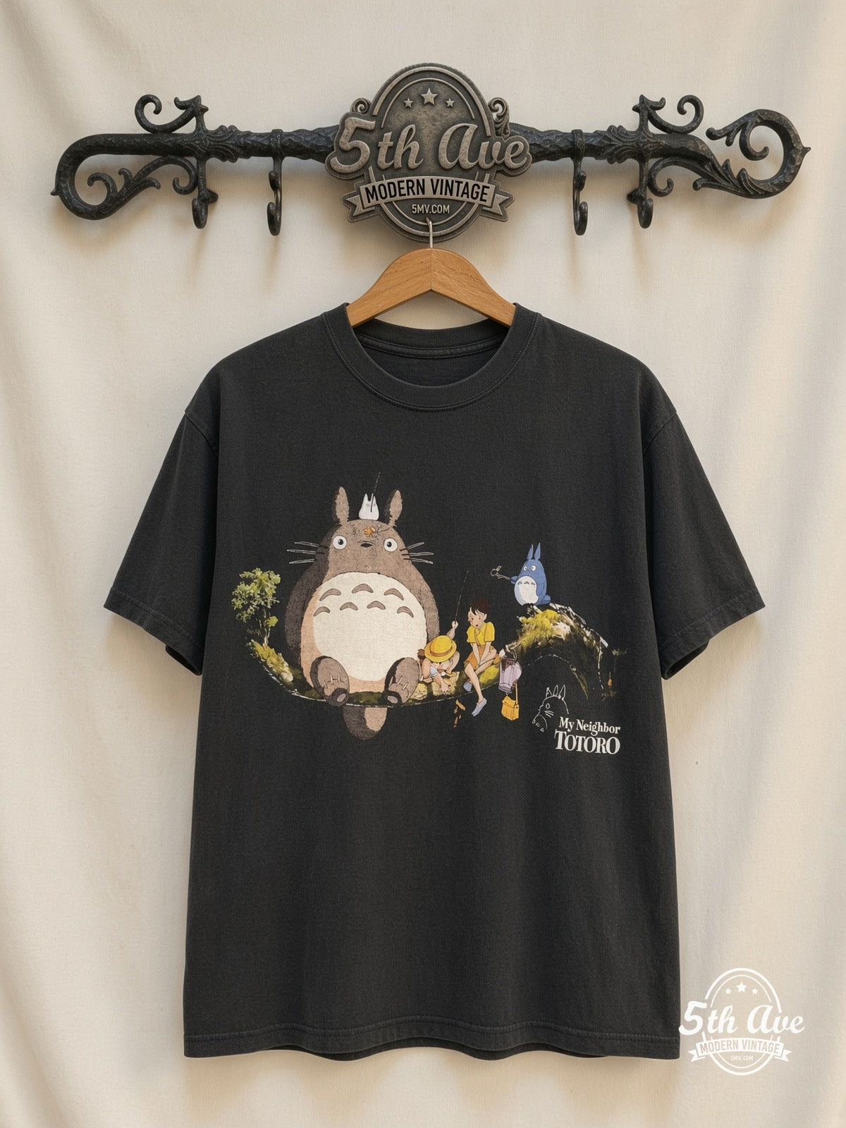 My Neighbor Totoro Tree Branch vintage movie t-shirt on rack