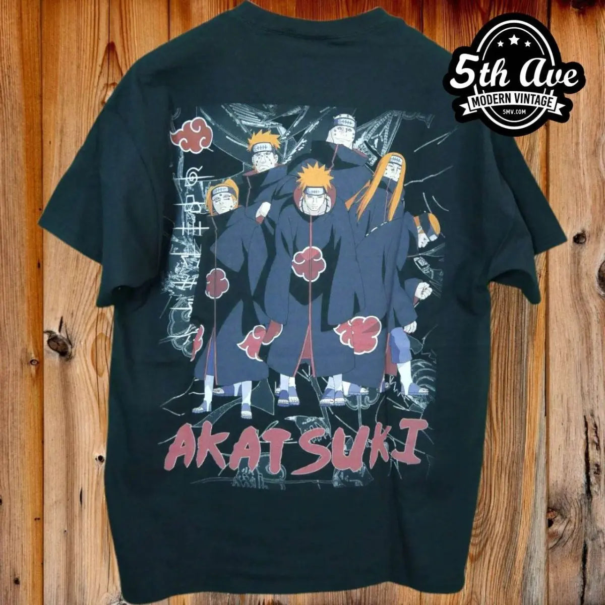 Naruto Shippuden Akatsuki - New Vintage Anime T shirt - Vintage