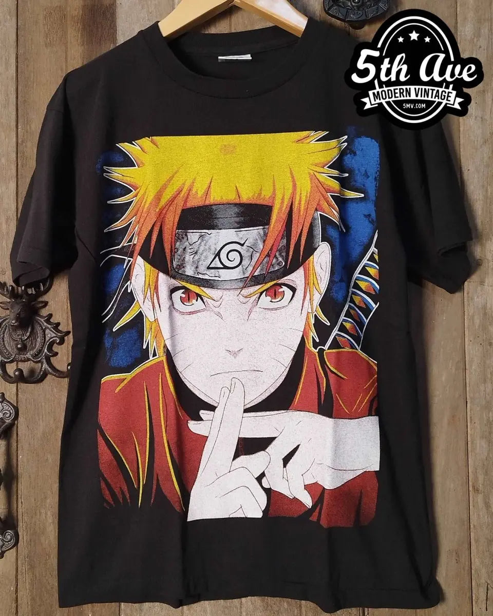 Naruto Shippuden - AOP all over print New Vintage Anime T shirt - Vintage Band Shirts